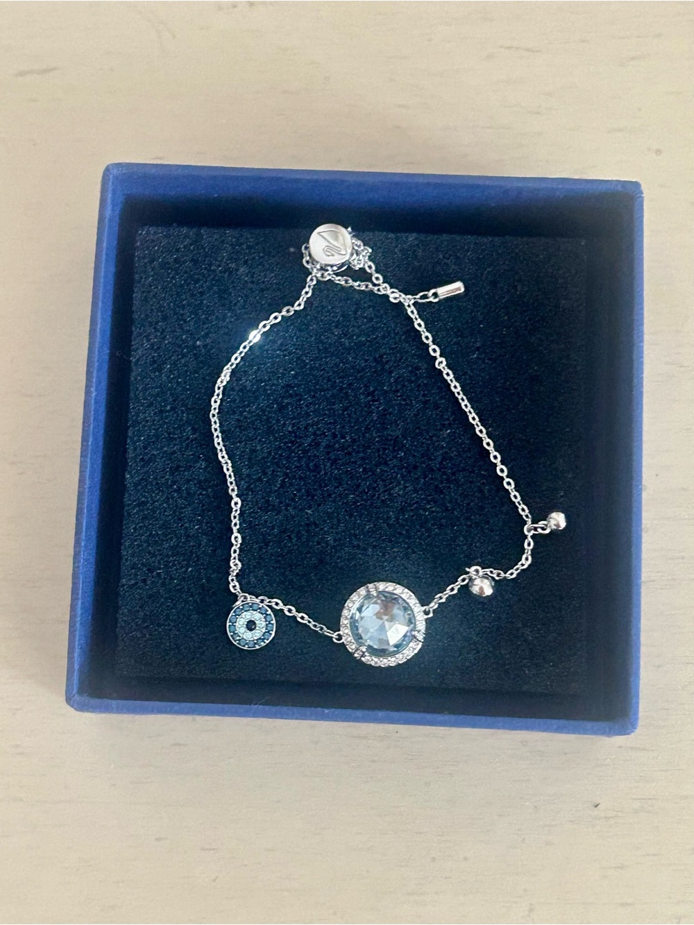 π§ΏSwarovskiπ¦’ Eye+ Crystal Tennis Bracelet